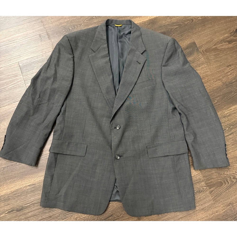 Hart Schaffner Marx Gold Trumpeter Blazer Men 44R Gray Wool Nordstrom
